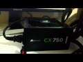 Блок питания CORSAIR 750W CX750 CP-9020123-EU - видео