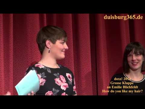 doxs! - Grosse Klappe an Emilie Blichfeldt im Filmforum Duisburg verliehen