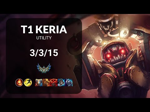 T1 Keria Nautilus vs Gragas UTILITY - KR CHALLENGER Patch 13.13