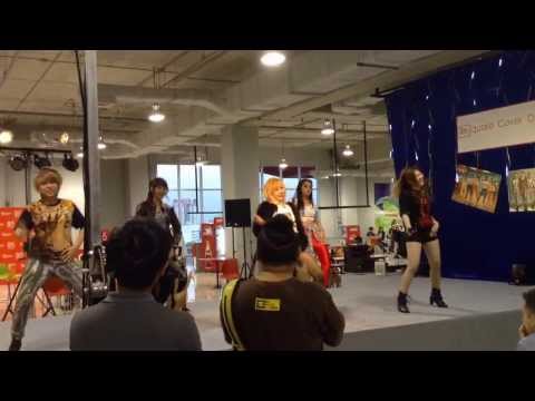 Final 09.02.57 @insquare จตุจักร  4mini Cover 4minute - Hot issue + Muzik + What your name