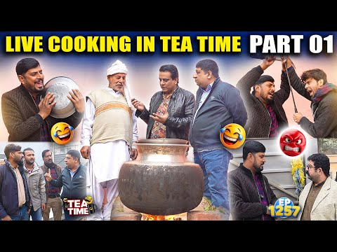 Live Cooking In Tea Time 🧑‍🍳| Part 01 | Sajjad Jani Tea Time Ep 1257