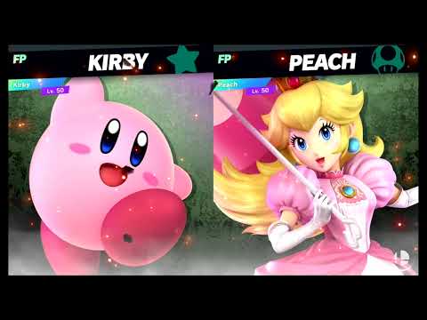 Super Smash Bros Ultimate Amiibo Fights – Kirby vs the world #13 Kirby vs Peach
