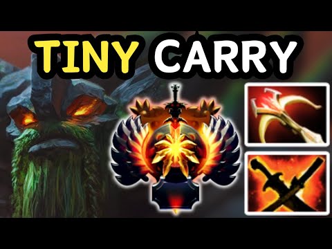 🔥 TINY CARRY — THE TRUE STONE MONSTER 😂 | DOTA 2 🔥