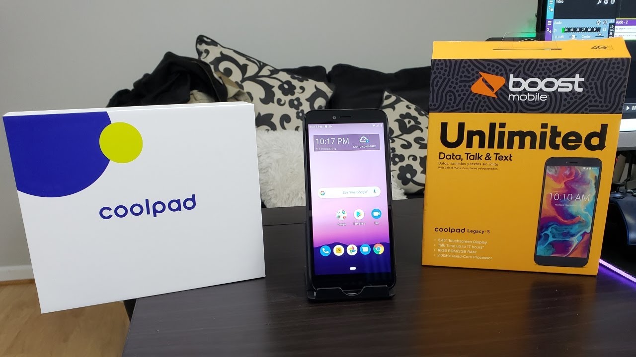 CoolPad Legacy S Unboxing and First Boot Up / Boost Mobile