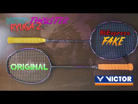 I BOUGHT FAKE RACKET VICTOR THRUSTER RYUGA II FROM ALIEXPRESS .... ANY GOOD?