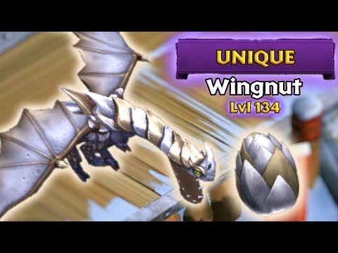 Wingnut (New Unique Razorwhip) Max Level 134 Titan Mode | Dragons: Rise of Berk