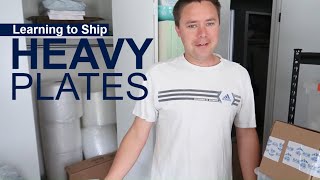 How to Ship Heavy Plates on eBay! Aaron Takes Over Shipping