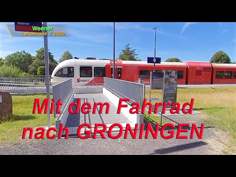 Groningen die Fahrradstadt - Teil 1 - Bremen-Groningen mit Zug