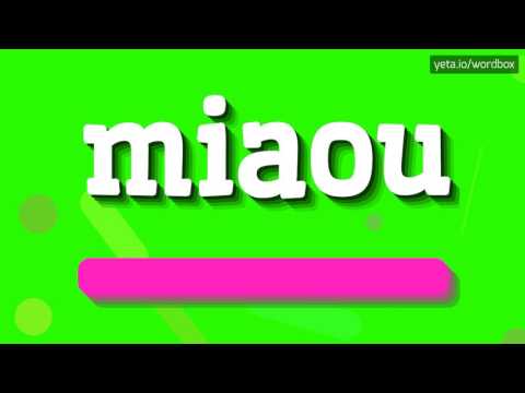 MIAOU - HOW TO PRONOUNCE IT!?