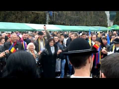 Manifestare de 1 decembrie la Campeni jud. Alba