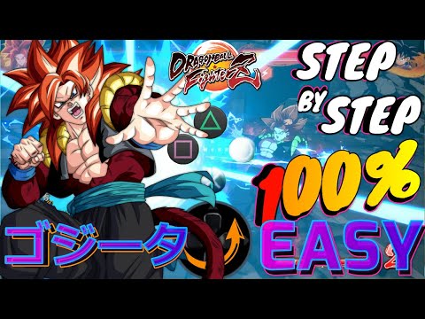 🅳🅱🅵🆉 ➤Gogeta SS4 EASY solo combo 100 TOD on-screen inputs!!! Season 3【 Dragon Ball FighterZ】