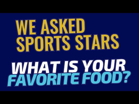 What's the Favorite Meal of Tomorrow's Sports Stars?