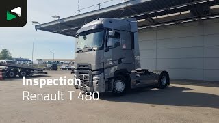 Buy damaged Renault T 480 4X2 HSC Retarder 2x Tanks Standklima Navi truck tractor - Image 4 | Autoline GB Damaged Renault T 480 4X2 HSC Retarder 2x Tanks Standklima Navi truck tractor | Image 4 - Autoline