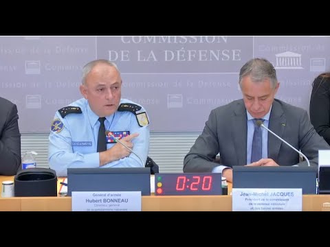 Audition du Directeur Général de la Gendarmerie Nationale Hubert Bonneau à l'Assemblée nationale