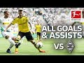 Marco Reus - All Goals & Assists vs. Borussia Mönchengladbach