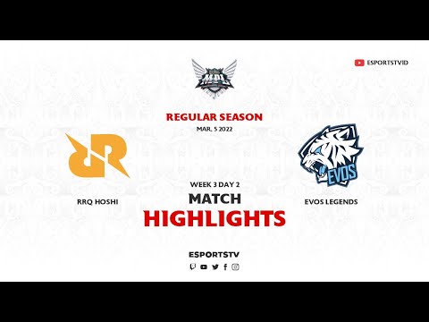 RRQ Hoshi vs EVOS Legends HIGHLIGHTS MPL ID S9 | RRQ vs EVOS ESPORTSTV