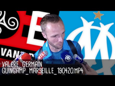 VALÈRE GERMAIN RÉAGIT APRÈS GUINGAMP - MARSEILLE (1-3) / Ligue 1 - 20 avril 2019