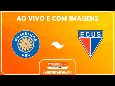 JOGO COMPLETO: GUARULHOS X ECUS | RODADA 13 | PAULISTA SUB-23 2ª DIVISÃO SICREDI 2025