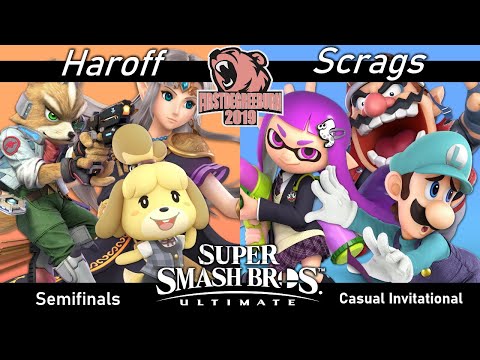 FirstDegreeBurn 2019 - Haroff vs Scrags Winners Semifinals | SSBU Casual Invitational