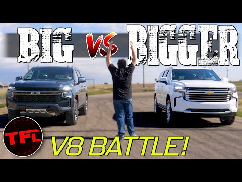 2021 Chevy Tahoe Vs. Suburban Drag Race — What's The Quickest New Big Boy Chevy SUV?