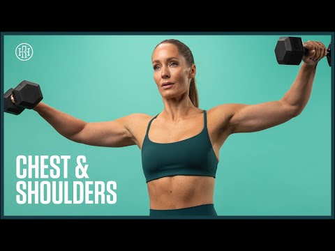 Day 8: Chest & Shoulders (Dumbbell Strength Workout) / HR12WEEK 4.0