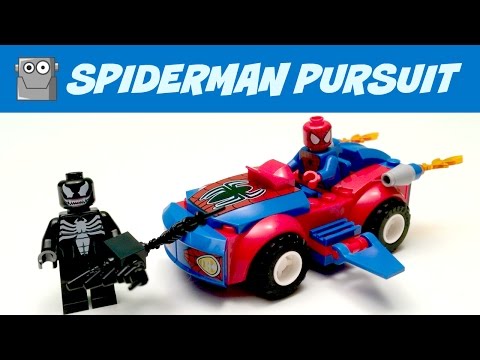 SPIDERMAN SPIDER CAR PURSUIT LEGO Juniors Video