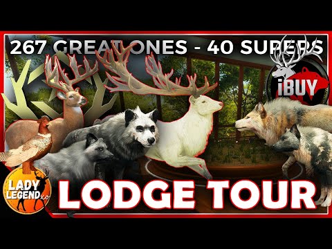 Touring the INSANE LODGE of the CREATOR of HERD MANAGEMENT!!!  (267 Great Ones, 40 Super Rares!)