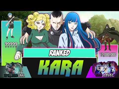 KARA RANKED POWER LEVELS - Shinobi Scale