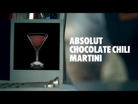 ABSOLUT CHOCOLATE CHILI MARTINI DRINK RECIPE - HOW TO MIX