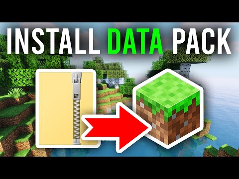 How To Install Data Packs In Minecraft | Install Minecraft Data Packs