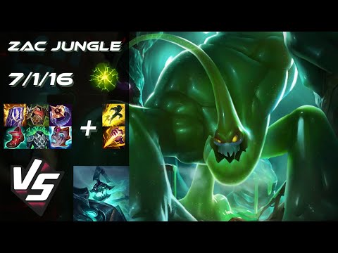 JUNGLE Zac vs Hecarim - EU Master Patch 14.19