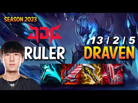JDG Ruler DRAVEN vs CAITLYN ADC - FLEX RANK