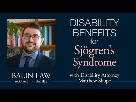 Disability Benefits for Sjögren's Syndrome