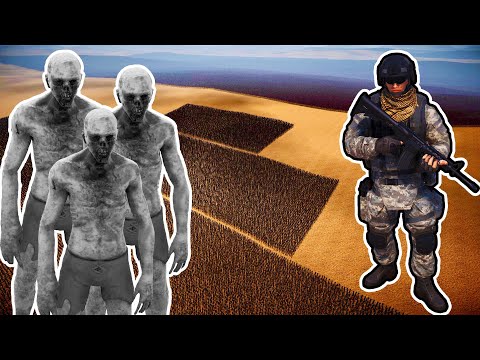 20 MILLION ZOMBIES vs 500,000 MODERN SOLDIERS | UEBS 2