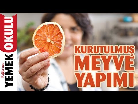 Kurutulmuş Meyve Yapımı | Evde Portakal, Greyfurt, Mandalina Kurutma | Hiçbir Yerde Olmayan İpuçları