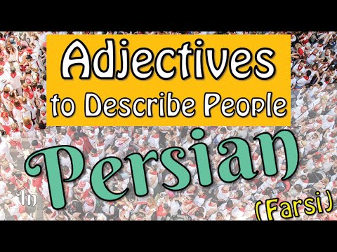 Persian Adjectives to describe people #learn_persian #leran_Farsi #farsi_words #persian_words #farsi