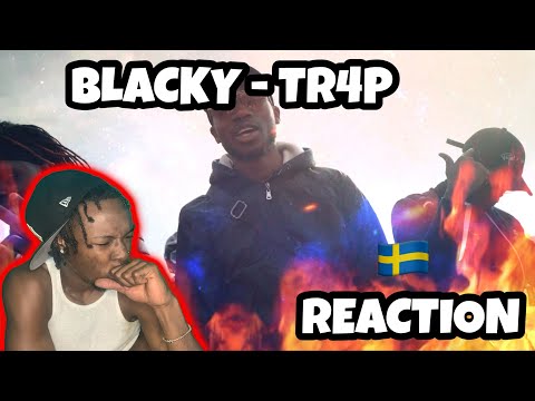 AMERICAN REACTS TO SWEDISH DRILL RAP! Blacky - Tr4p REACTION