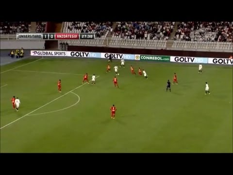 Universitario 3 - 1 Deportivo Anzoátegui Copa Sudamericana 2015