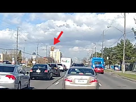 High Speed Winds Rips Apart Apartment Roof (Yonge St & Steeles Ave Toronto)