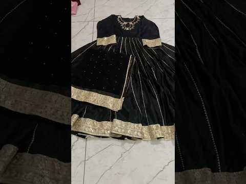 cutting and stitching  pakistani  long anarkali dress/#dress