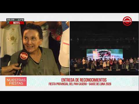 4ta Noche Fiesta Provincial del Pan Casero Sauce de Luna 2026 - Reconocimiento a panaderos
