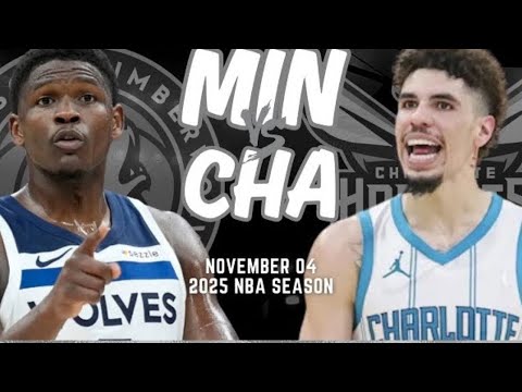 Minnesota Timberwolves vs Charlotte Hornets Resumen Completo del Partido 4 de Noviembre Tem NBA 2025