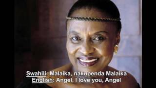 MIRIAM MAKEBA    Malaika    Original 1974 single with Swahili and English Lyrics