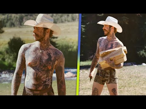 Post Malone STRIPS DOWN in Nearly Naked Photo Shoot