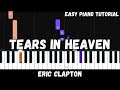 Eric Clapton Tears In Heaven Easy Piano Tutorial