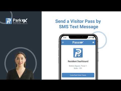 Pass10X Resident Send a Visitor Pass by SMS text Instructions