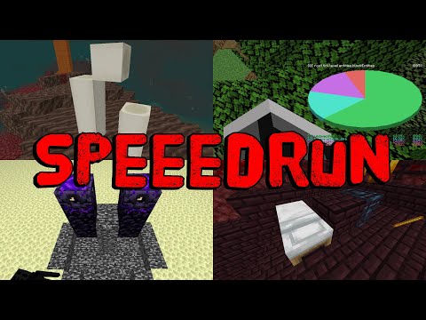 Pie Chart, 0-0 Bone, Blaze Bed, and Anchors - Minecraft Speedrun Guide