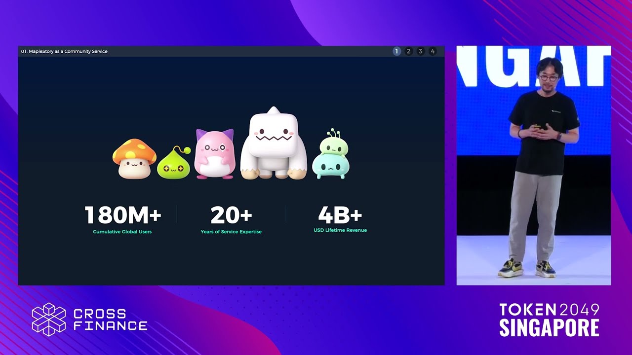 Perfecting the Online Games Ecosystem with MapleStory Universe - TOKEN2049 Singapore 2023