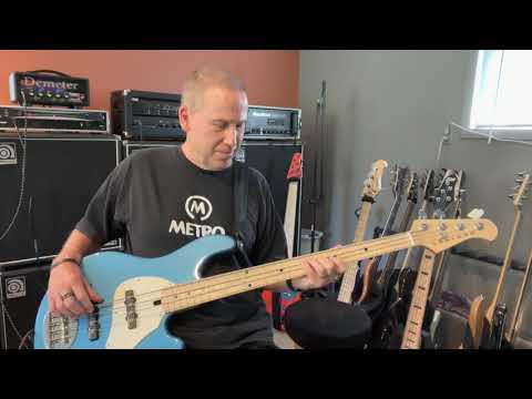 Lakland USA CLASSIC SERIES 44-DUAL J (2016) w/Delano JMVC4 FE/M2 Hum Cancelling Pickup Set