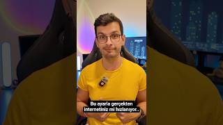 Bu ayarla gerçekten internetiniz mi hızlanıyor.. sanmam...